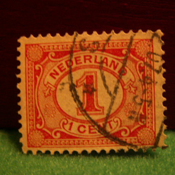 Vintage Nederlands 1 Cent Stamp ~ Used - Stamps