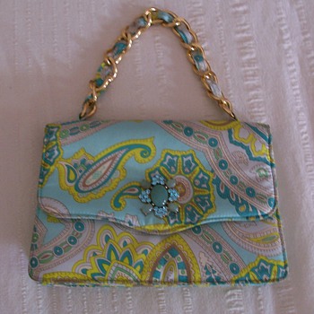 Paisley purse with a little bling