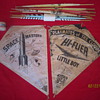 1950's Antique Old Hi-Flier Top Flite Space Master Playmates of the Clouds Circus And Jolly Roger Paper Kites