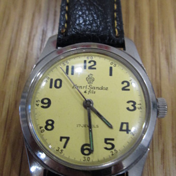 Vintage Henri Sandoz winding watch - Wristwatches