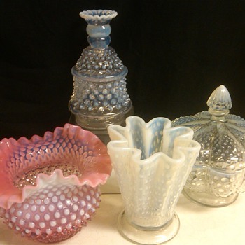 More Pieces From my Fenton Hobnail Collection
