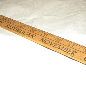 1962 "L. William Seidman For Auditor General" Political Yardstick 
