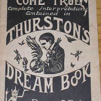 Original 1927 Howard Thurston Thurston's Dream Book - Books