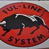 Ful - Line System porcelain sign