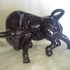 Oil color bull 