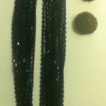 Black Necklace and Earring Set