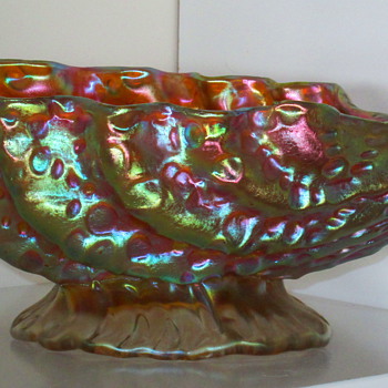 Loetz: Diaspora Candia c1905 Shell Bowl - Art Glass