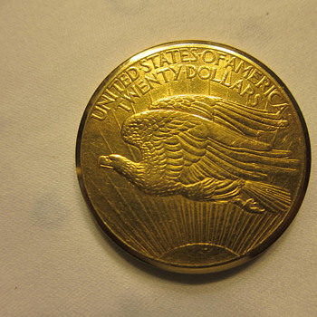 Baume & Mercier Gold Coin Watch; 1908 St. Gaudens Double Eagle