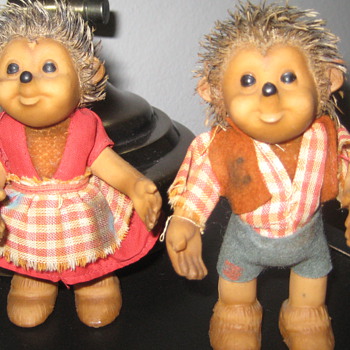 1950s Steiff hedgehogs - Dolls