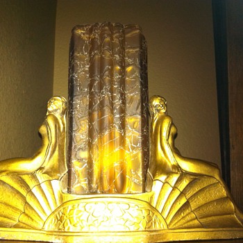 Art deco lamp-old reproduction? - Lamps