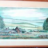 Farm Print by J Suarez? (do you read the same?) numbered and pencil signed