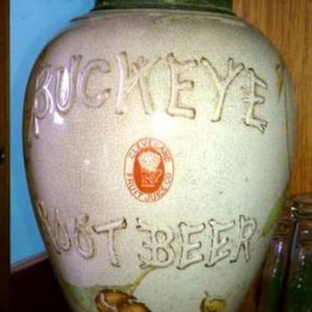 Buckeye Root Beer Dispenser: Buried Treasure - Advertising