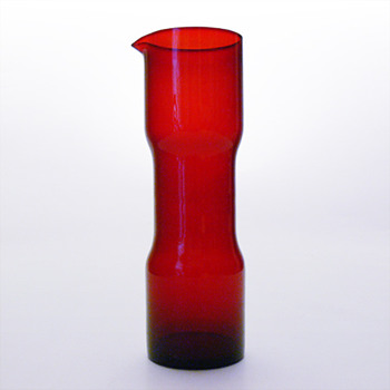 Red jug, unknow designer (Alvesta Glasbruk, 1950s) - Art Glass