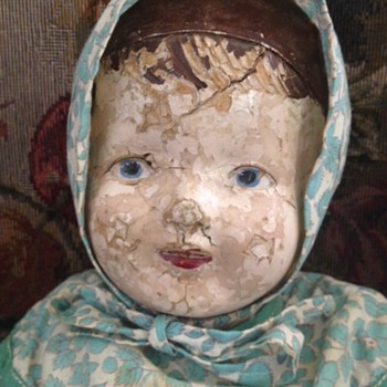 Antique doll; composite head - Dolls