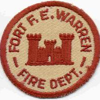Fort F. E. Warren, WY Fire Department Patch - Firefighting