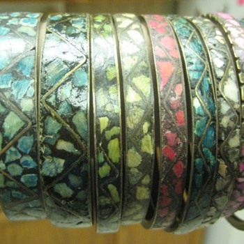 India bangle bracelets - from when?