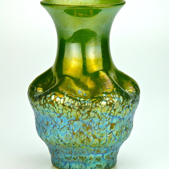 Signed, Loetz Phen Genre 377 - Art Glass