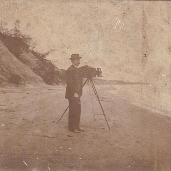 GRANDPA AT THE BEACH - Photographs
