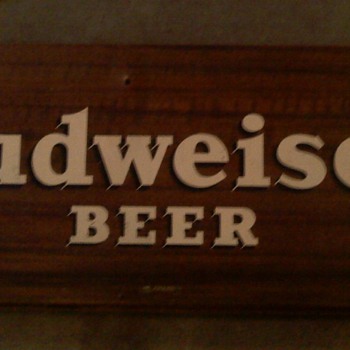 BUDWEISER SIGN