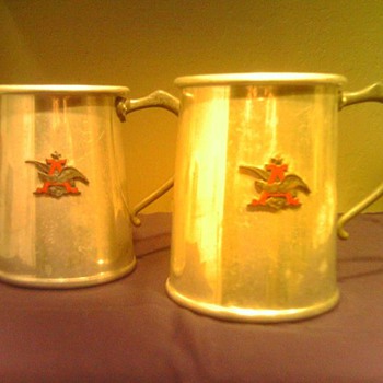 Anheuser Busch Vintage Promotional Mugs