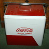 Coca-Cola red white ice box