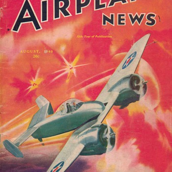 1940 - Model Airplane News magazine - August