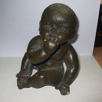 Baby Statue - Art Pottery