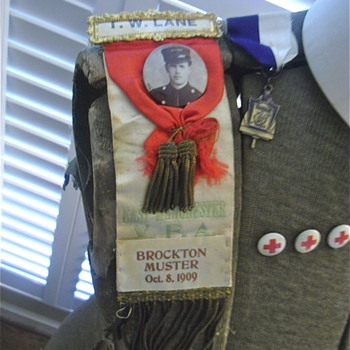 1907 and 1909 Fireman ribbons - Firefighting