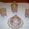 Antique glass tea/coffee set?