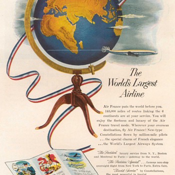 1953 - Air France Advertisement