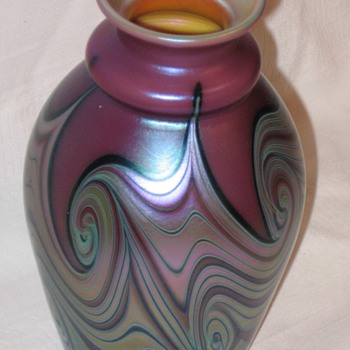Orient & Flume Art Glass Vase --1976 - Art Glass