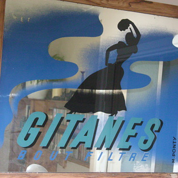 Gitanes Ad mirror - Tobacciana