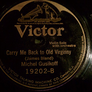 His Masters Voice Dated August 11 1908 - Records
