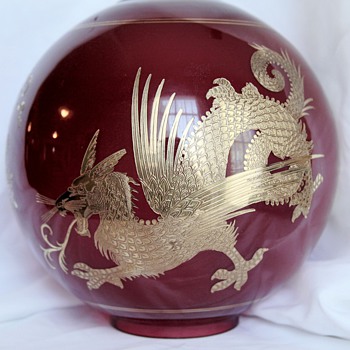 Kerosene Ball shade with Griffin - Lamps