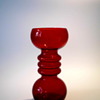 Red vases by Tamara Aladin for Riihimäen Lasi