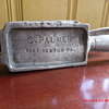 Vintage Palmer 101 lead fishing sinker mold.
