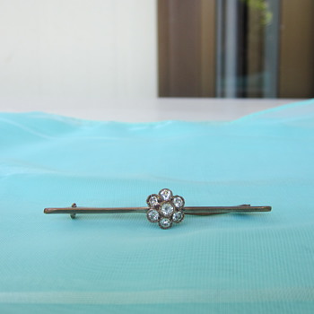 Rose gold pin