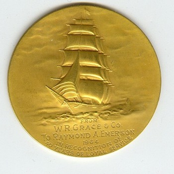 W.R. Grace & Company Long Service Medals - Advertising
