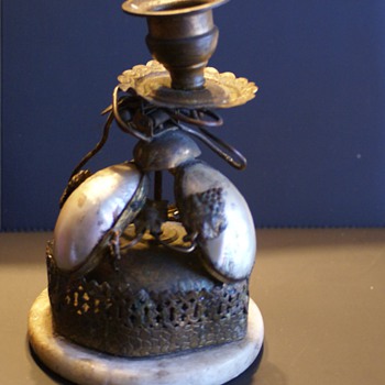 Antique Candel Holder with Bell Alarm ?????? - Lamps