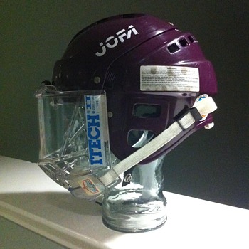 Vintage JOFA #395 The Mighty Ducks Purple Ice Hockey Helmet - Hockey