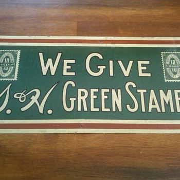 S & H Green Stamp Sign