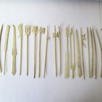 Ivory Oriental Game Pieces? - Asian