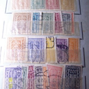 Weird looking stamps from old album - Stamps