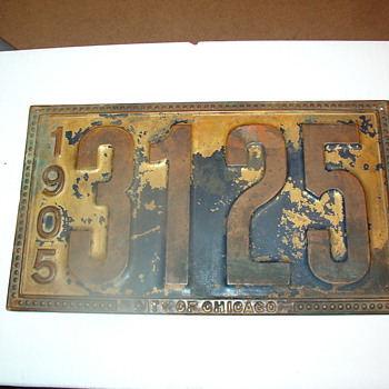 CHICAGO LICENSE PLATES - Signs