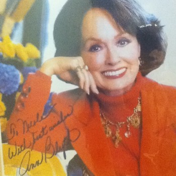 Signed Ann Blyth Photo - Movies