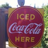 Iced Coca-Cola Sign
