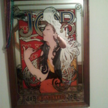 Job lady smoking mirror - Furniture