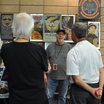 Gary Houston at TRPS Festival of Rock Posters, 10/9/10 - Posters and Prints