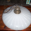  waterbury milk glass shade