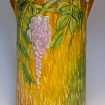 Roseville Wisteria Vase - Art Pottery